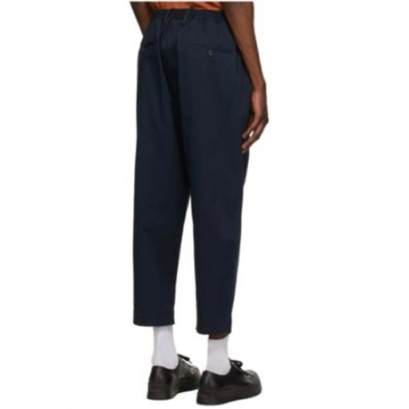 Marni, Men’s Cropped Gabardine Trousers In Navyblue. Size: 28 US. - NWT - Picture 16 of 16